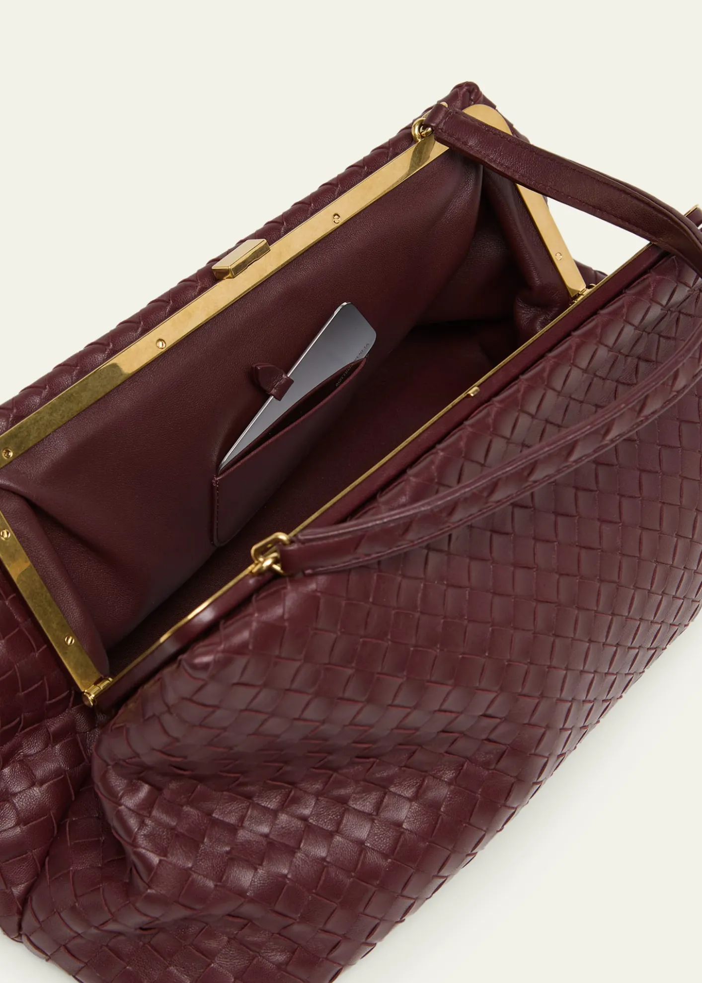 Bottega Veneta1998 Leather Shoulder Bag