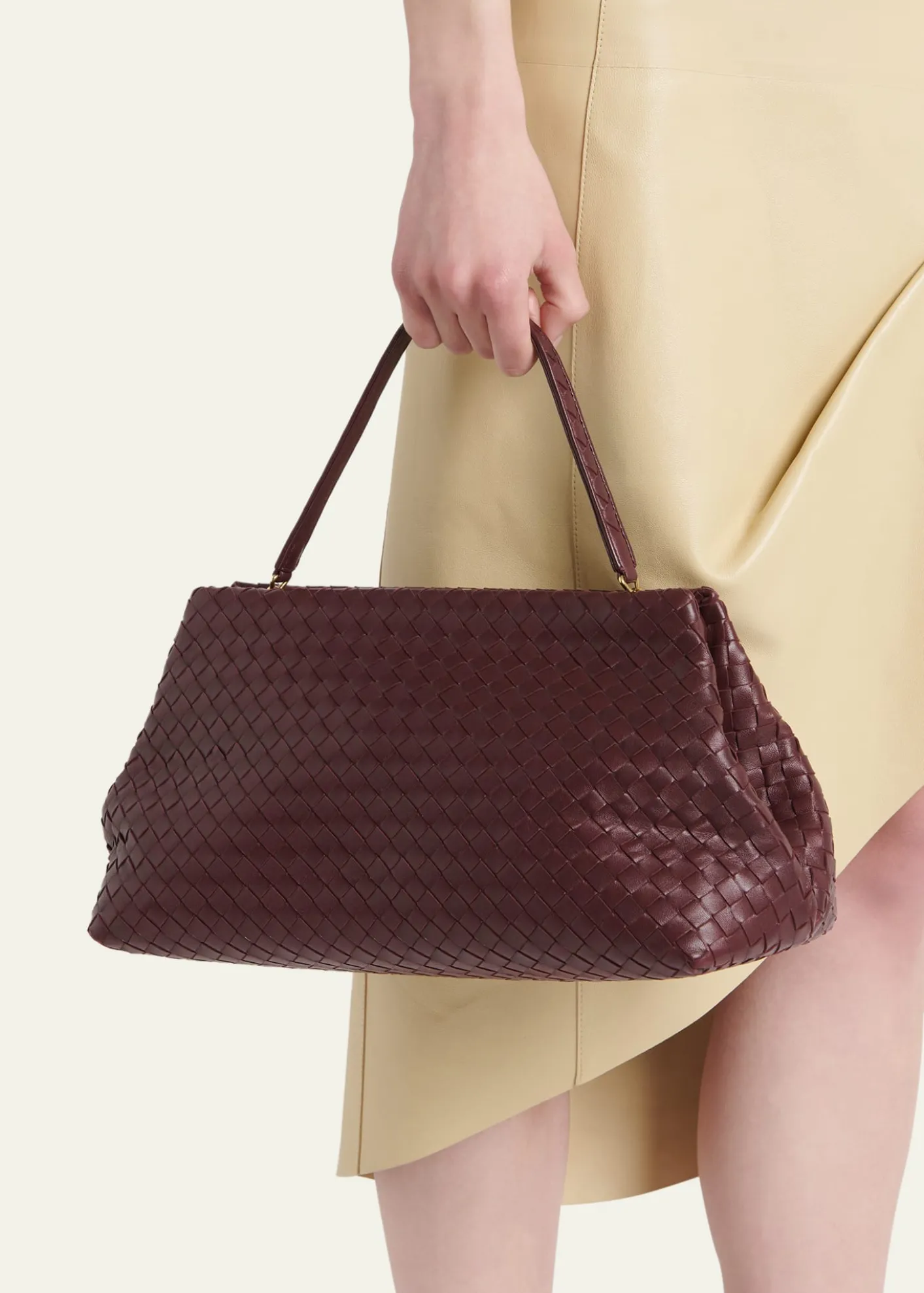 Bottega Veneta1998 Leather Shoulder Bag