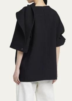 Bottega VenetaLight Double Wool Crepe Top