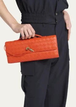 Bottega VenetaLong Andiamo Clutch Bag with Handle