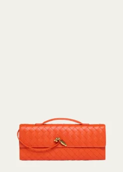 Bottega VenetaLong Andiamo Clutch Bag with Handle