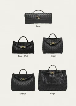 Bottega VenetaLong Andiamo Clutch Bag with Handle