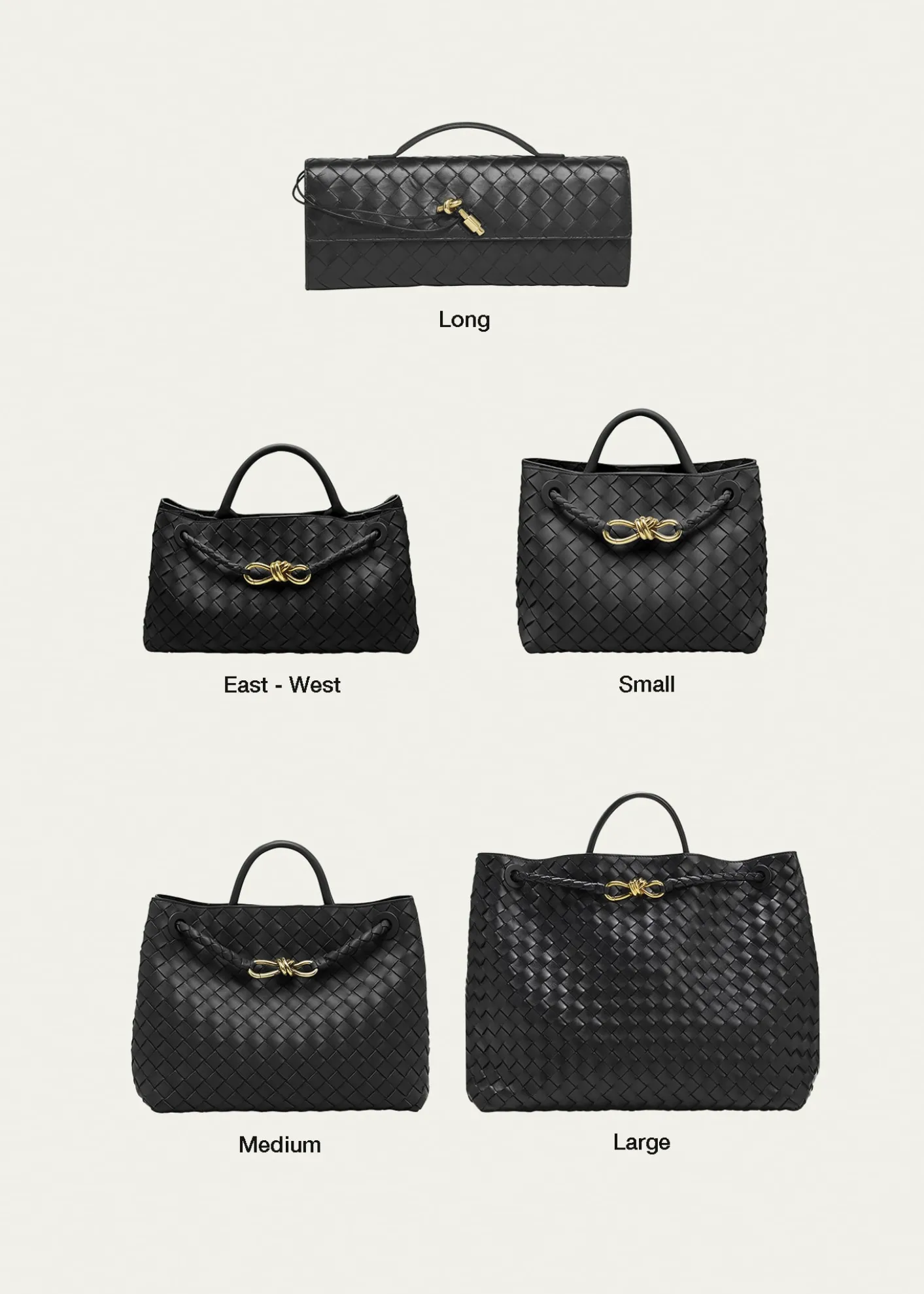 Bottega VenetaLong Andiamo Clutch Bag with Handle