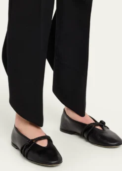 Bottega VenetaLucia Lagoon Nappa Leather Ballerina Flats
