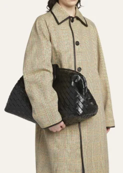 Bottega VenetaMaxi Lauren 1980 Leather Clutch Bag