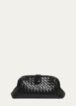 Bottega VenetaMaxi Lauren 1980 Leather Clutch Bag