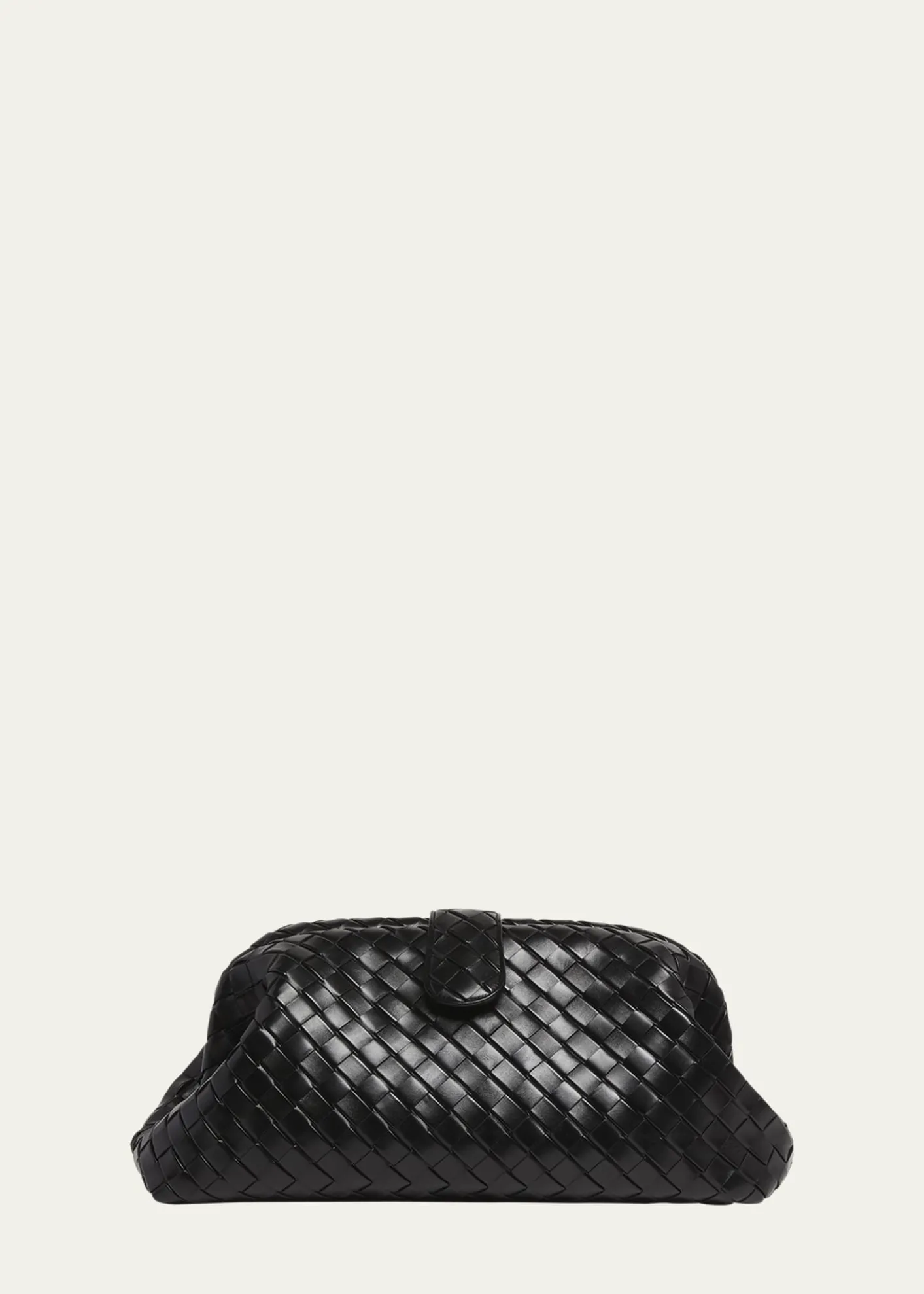 Bottega VenetaMaxi Lauren 1980 Leather Clutch Bag
