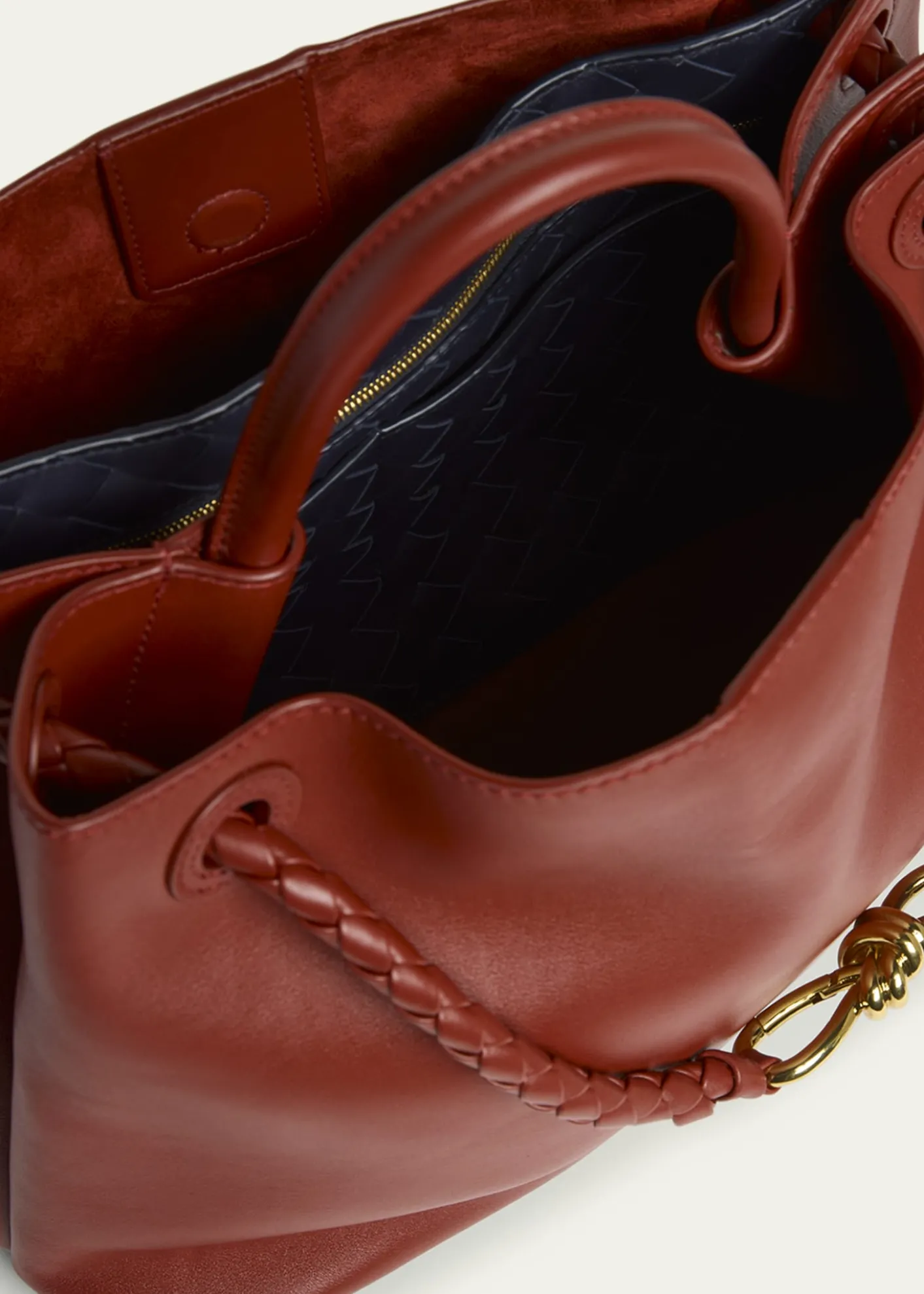 Bottega VenetaMedium Andiamo Leather Shoulder Bag
