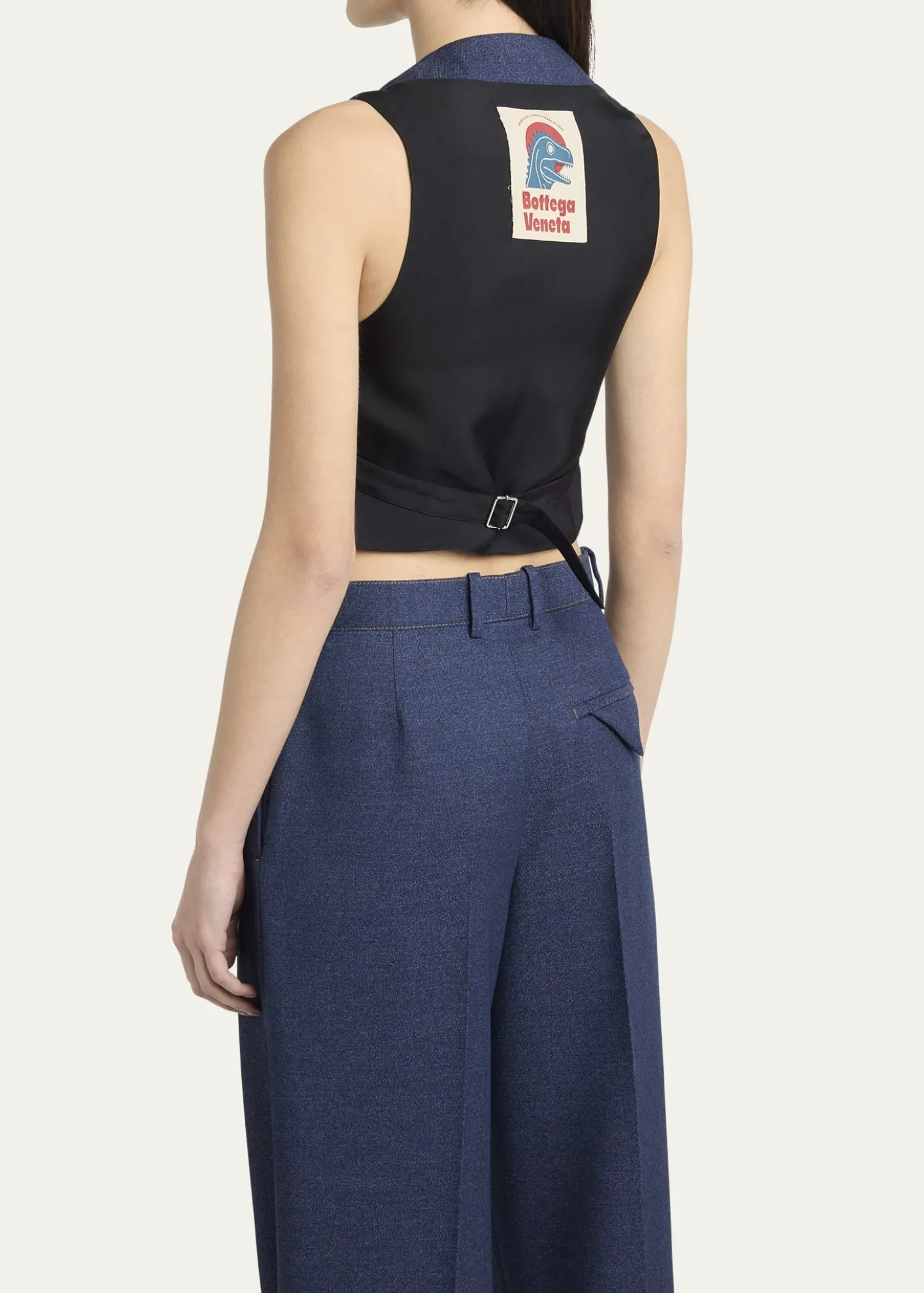 Bottega VenetaMelange Wool Drill Vest