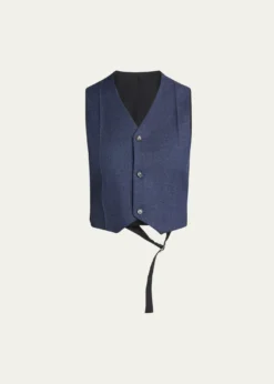 Bottega VenetaMelange Wool Drill Vest
