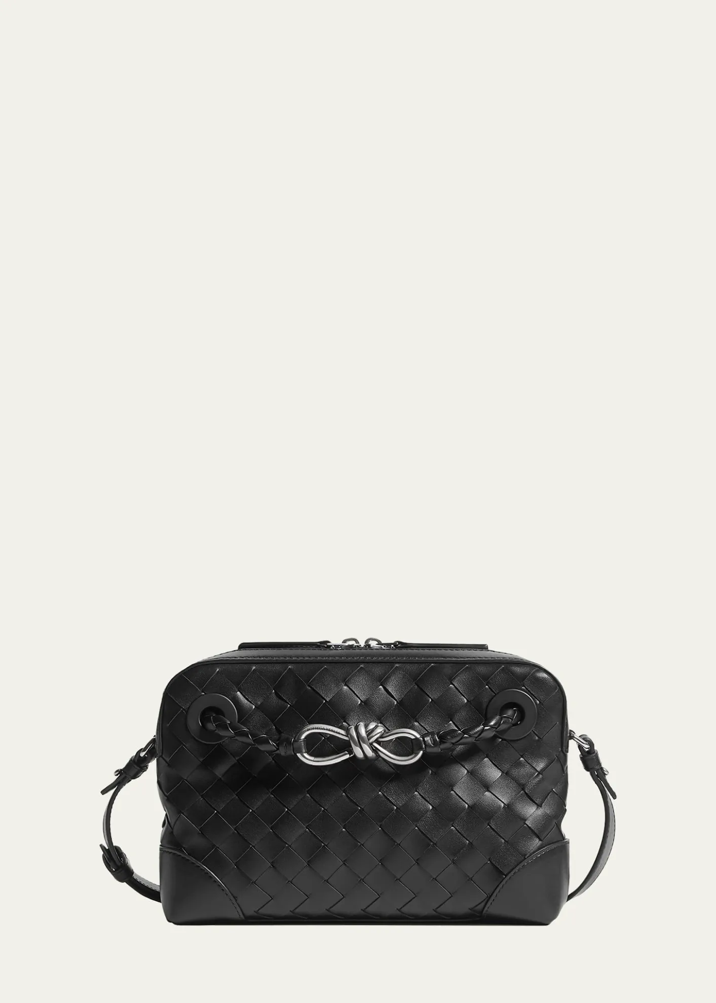 Bottega VenetaMen's Andiamo Intrecciato Leather Messenger Bag