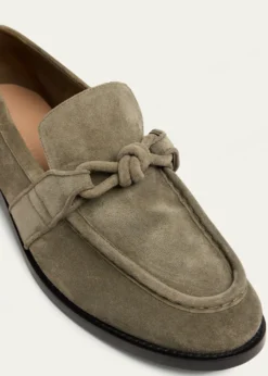 Bottega VenetaMen's Astaire Knot Suede Loafers