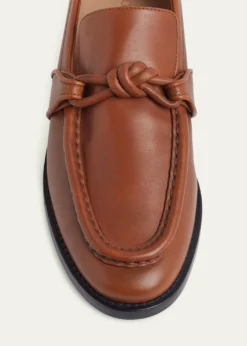 Bottega VenetaMen's Astaire Leather Knot Loafers