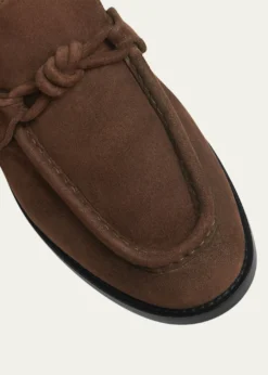 Bottega VenetaMen's Astaire Suede Knot Loafers