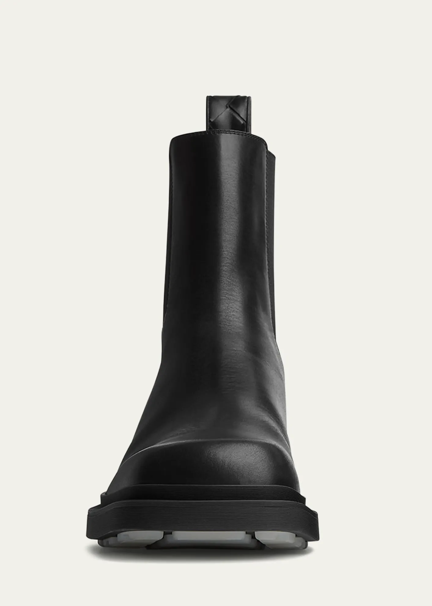 Bottega VenetaMen's Ben Smooth & Intrecciato Leather Chelsea Boots