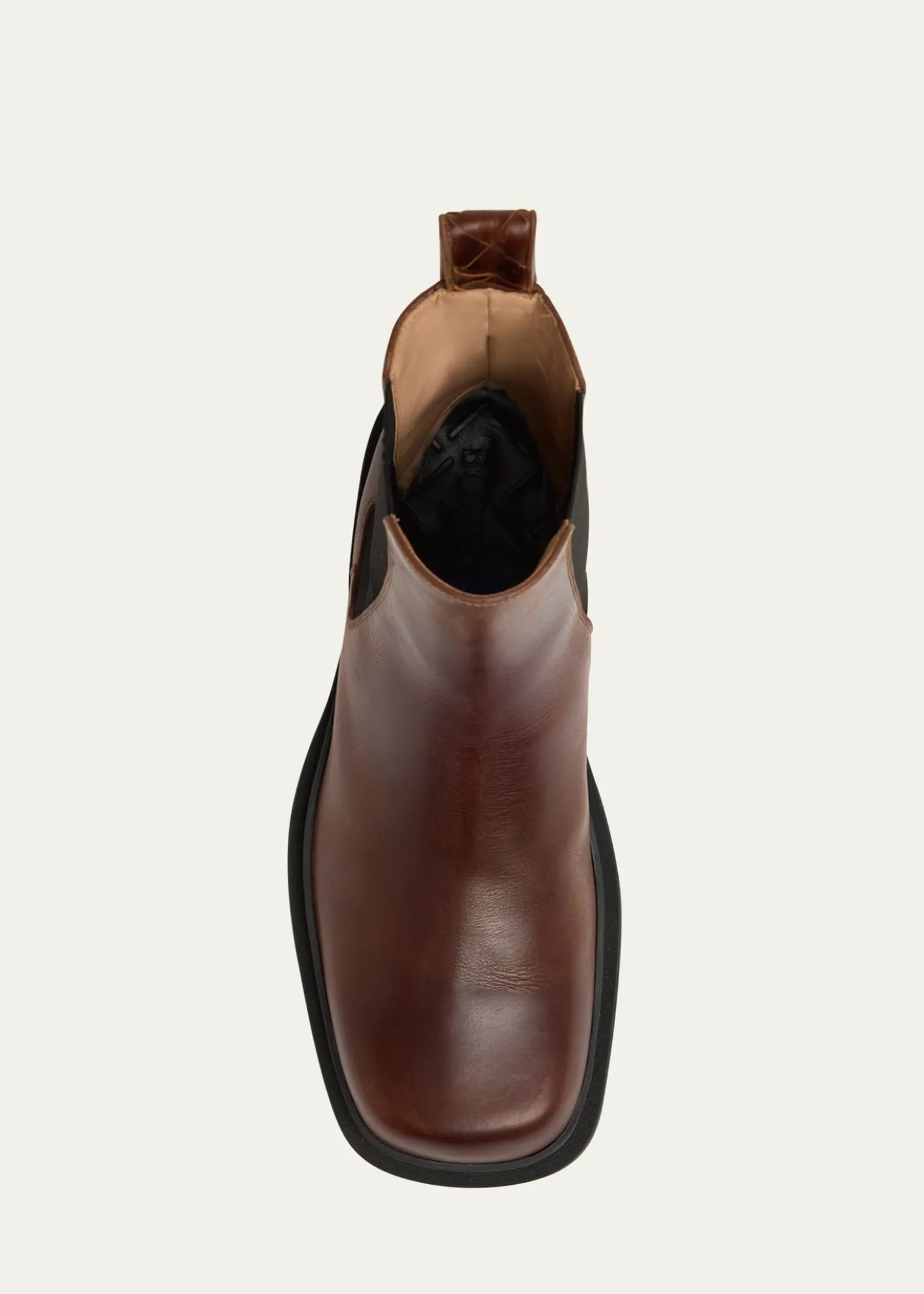 Bottega VenetaMen's Ben Smooth & Intrecciato Leather Chelsea Boots