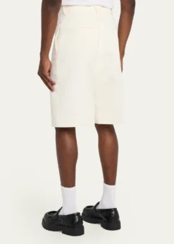 Bottega VenetaMen's Cotton and Silk-Blend Chino Shorts