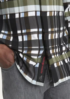 Bottega VenetaMen's Cotton Jumbo Plaid Casual Button-Down Shirt