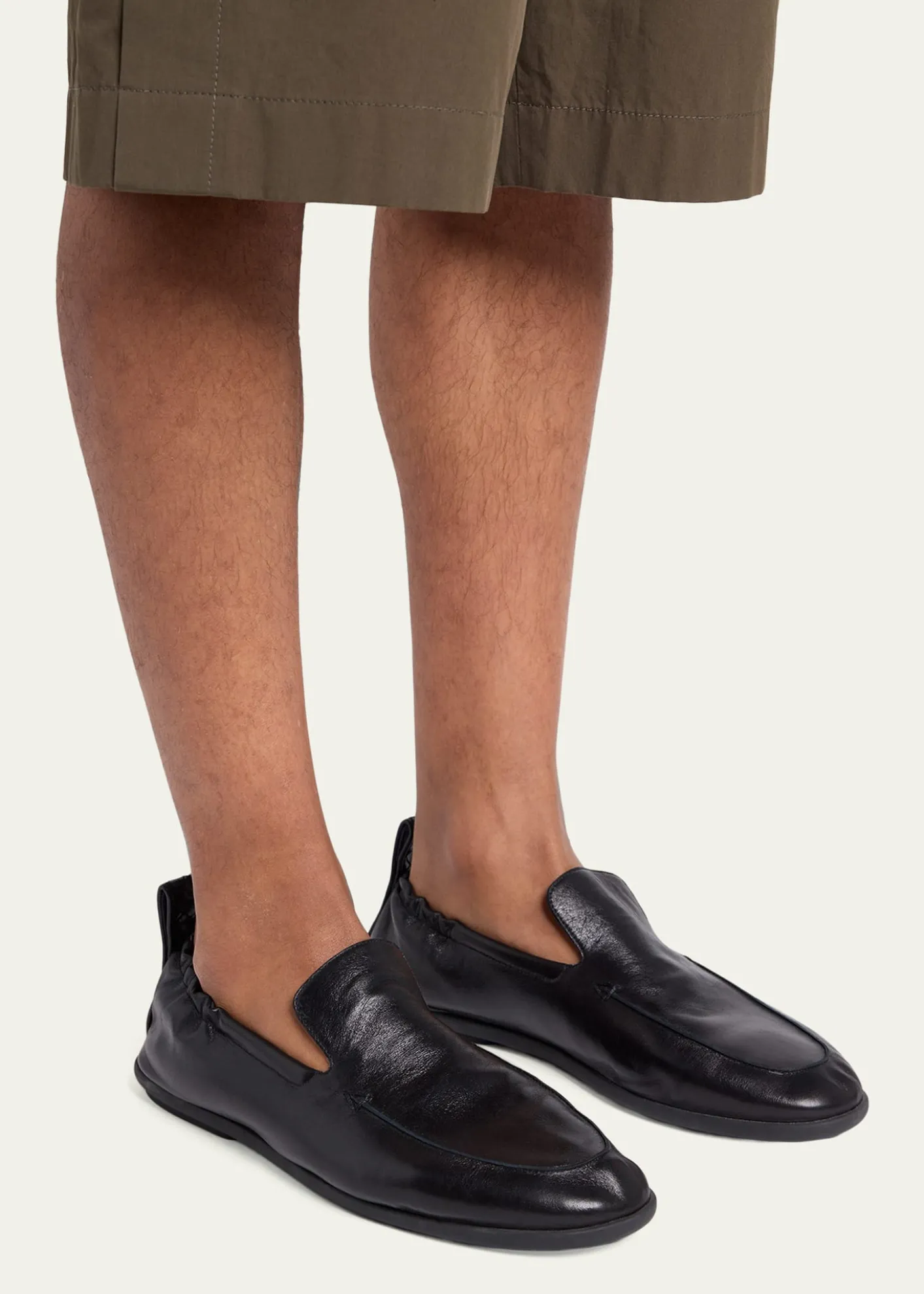 Bottega VenetaMen's Dawson Flexible Napa Leather Loafers