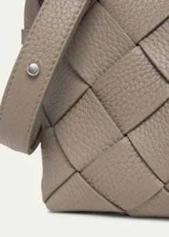 Bottega VenetaMen's Diago Zip Intreccio Taurillon Messenger Bag
