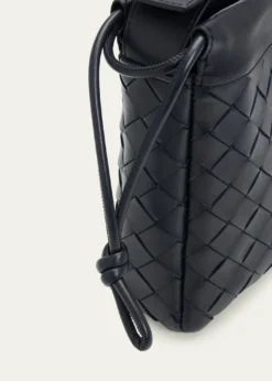 Bottega VenetaMen's Drawstring Leather Dustbag