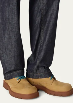 Bottega VenetaMen's Haddock Nubuck Leather Ankle Boots
