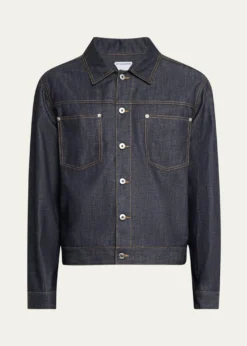 Bottega VenetaMen's Indigo Denim Jacket