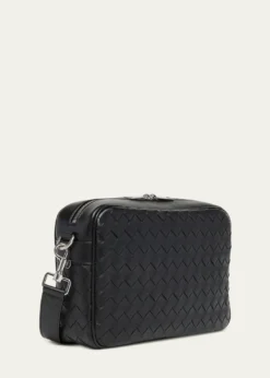 Bottega VenetaMen's Intrecciato Medium Crossbody Bag