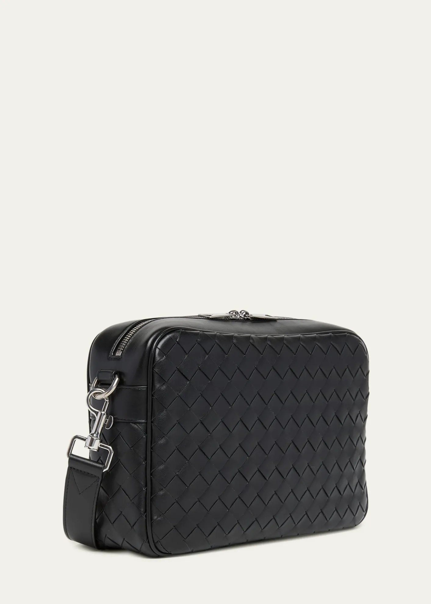 Bottega VenetaMen's Intrecciato Medium Crossbody Bag