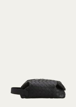 Bottega VenetaMen's Intrecciato Leather Toiletry Bag