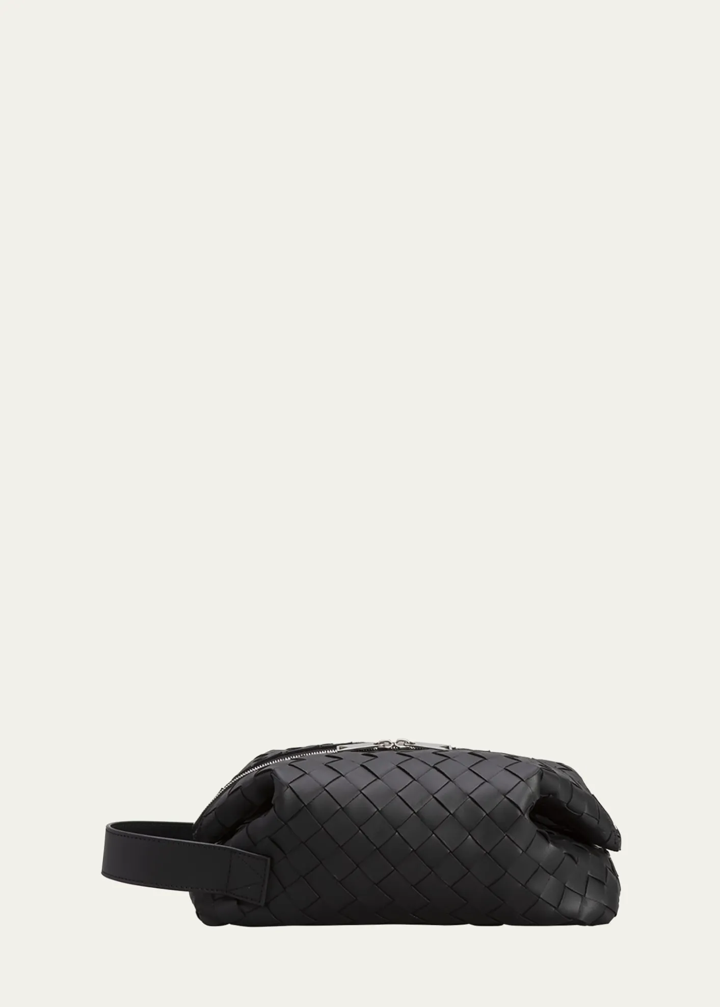 Bottega VenetaMen's Intrecciato Leather Toiletry Bag