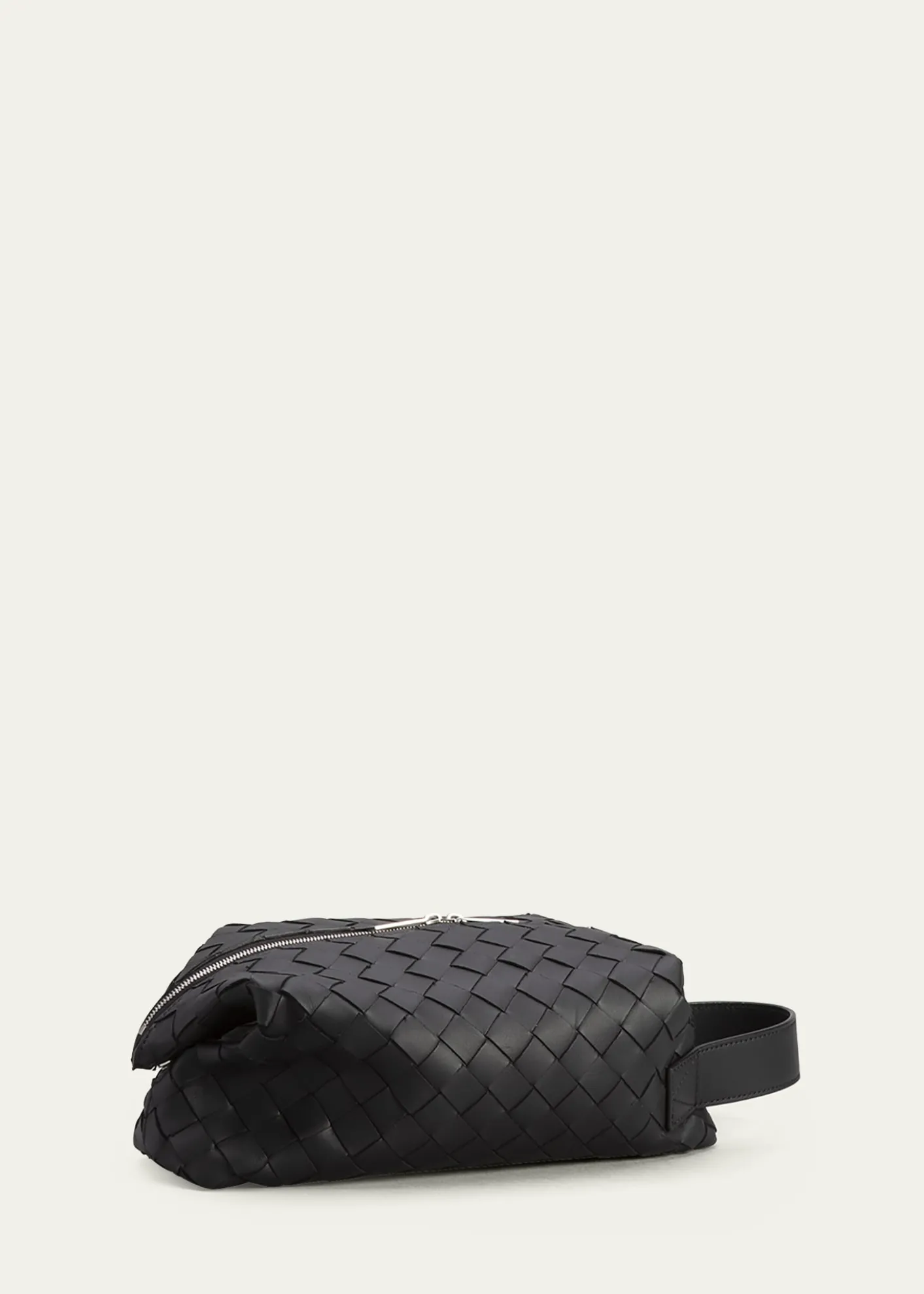 Bottega VenetaMen's Intrecciato Leather Toiletry Bag