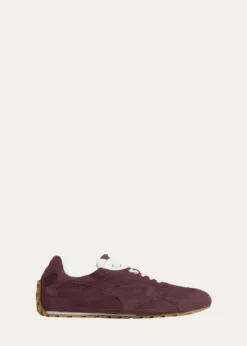 Bottega VenetaMen's Orbit Flash Suede & Nylon Low-Top Sneakers