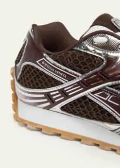 Bottega VenetaMen's Orbit Technical Fishnet Sneakers