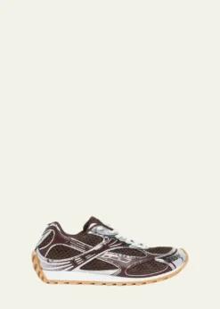Bottega VenetaMen's Orbit Technical Fishnet Sneakers
