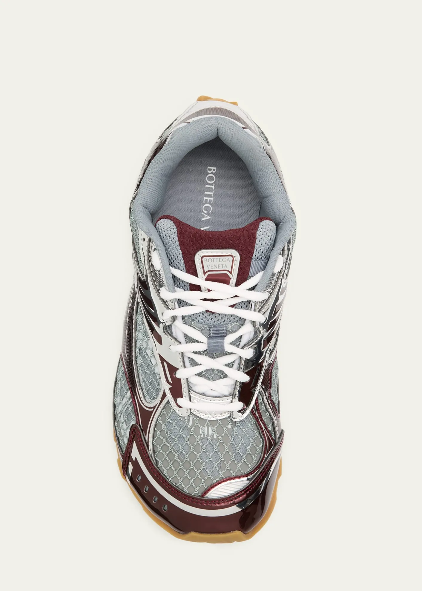 Bottega VenetaMen's Orbit Technical Fishnet Sneakers
