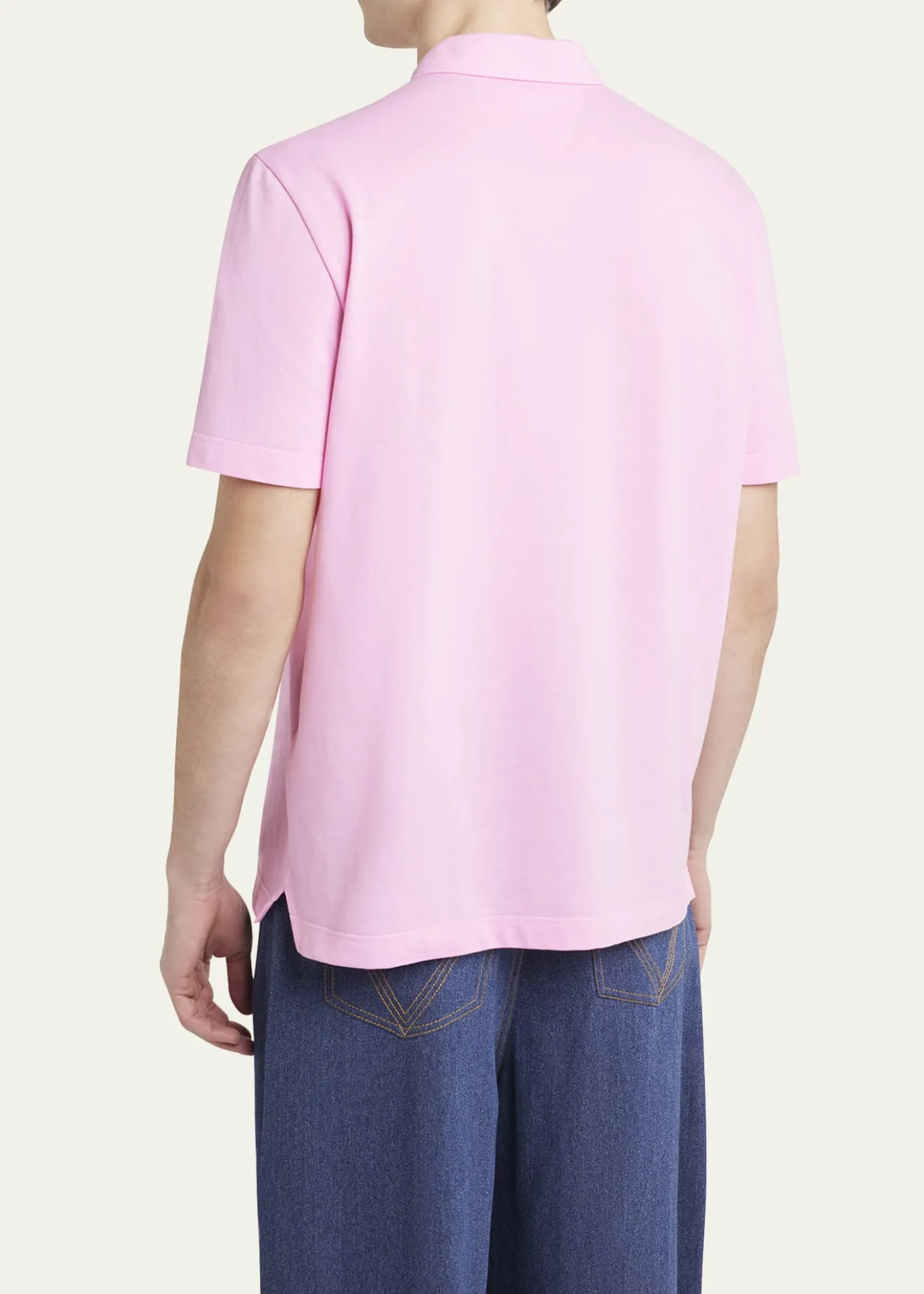 Bottega VenetaMen's Pique Classic Polo Shirt