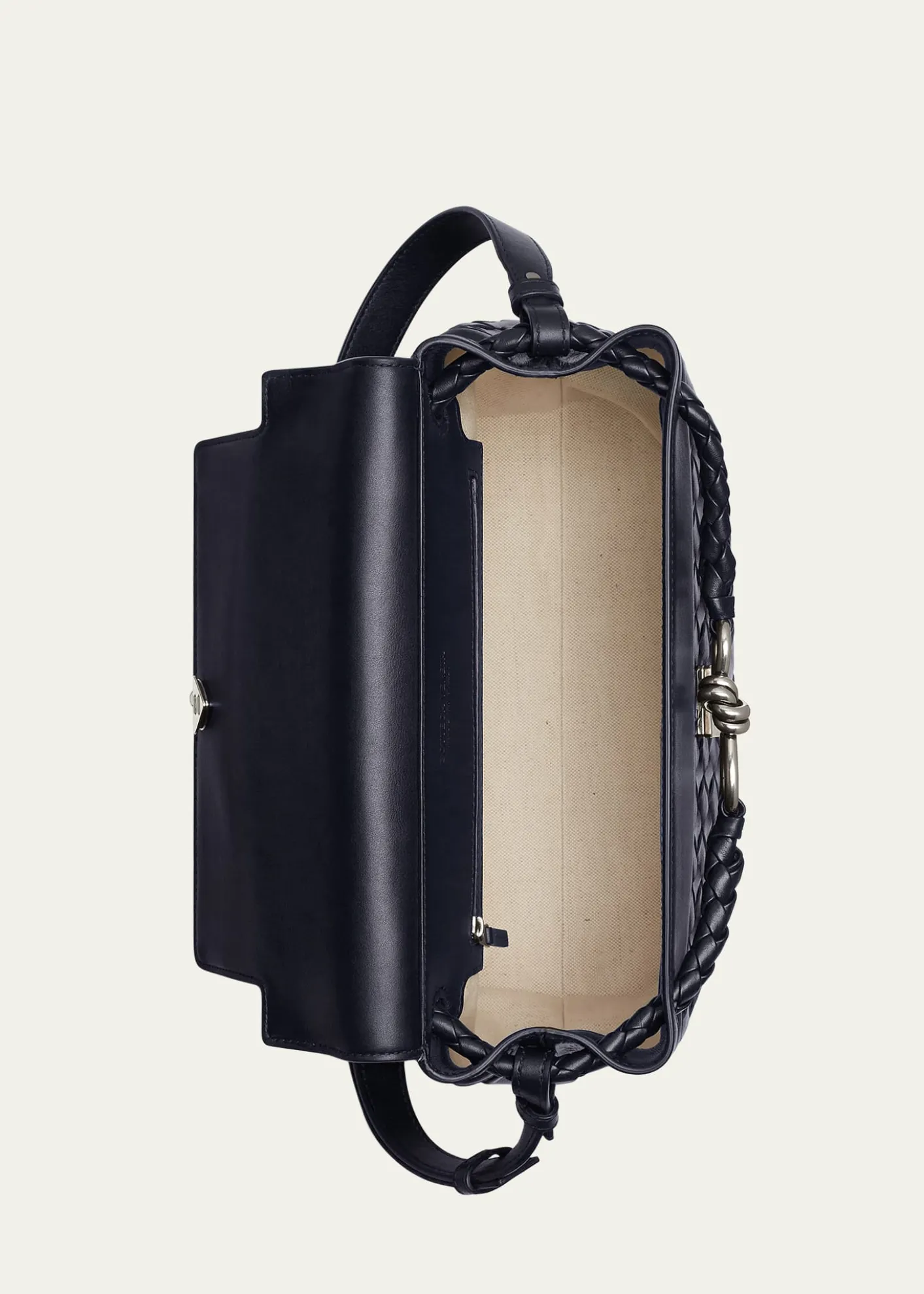 Bottega VenetaMen's Small Andiamo Leather Messenger Bag