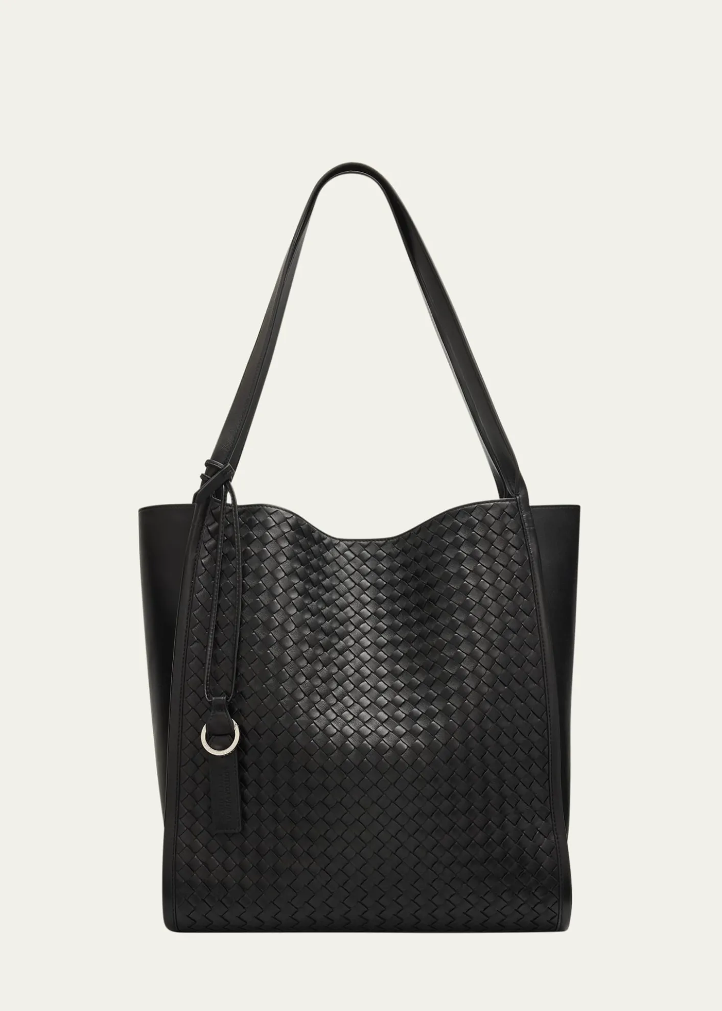 Bottega VenetaMen's Small Corriere Tote Bag in Intrecciato Leather