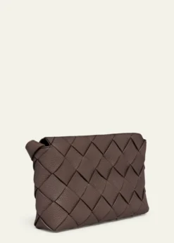 Bottega VenetaMen's Small Intreccio Leather Crossbody Bag