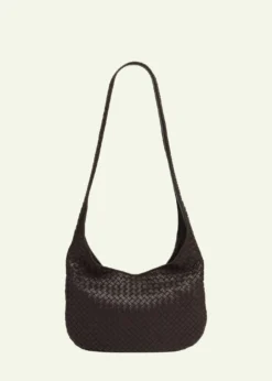 Bottega VenetaMen's Small Veneto Intrecciato Leather Shoulder Bag