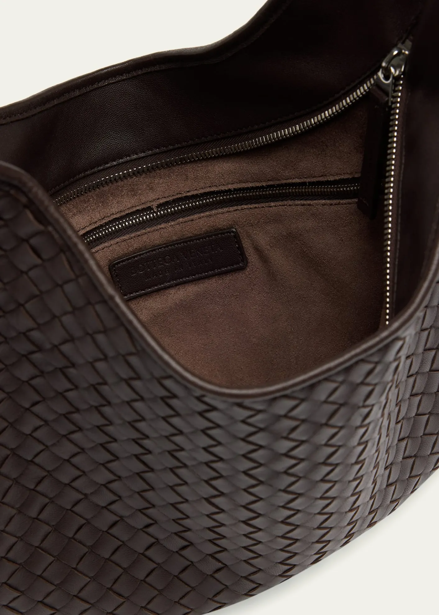 Bottega VenetaMen's Small Veneto Intrecciato Leather Shoulder Bag