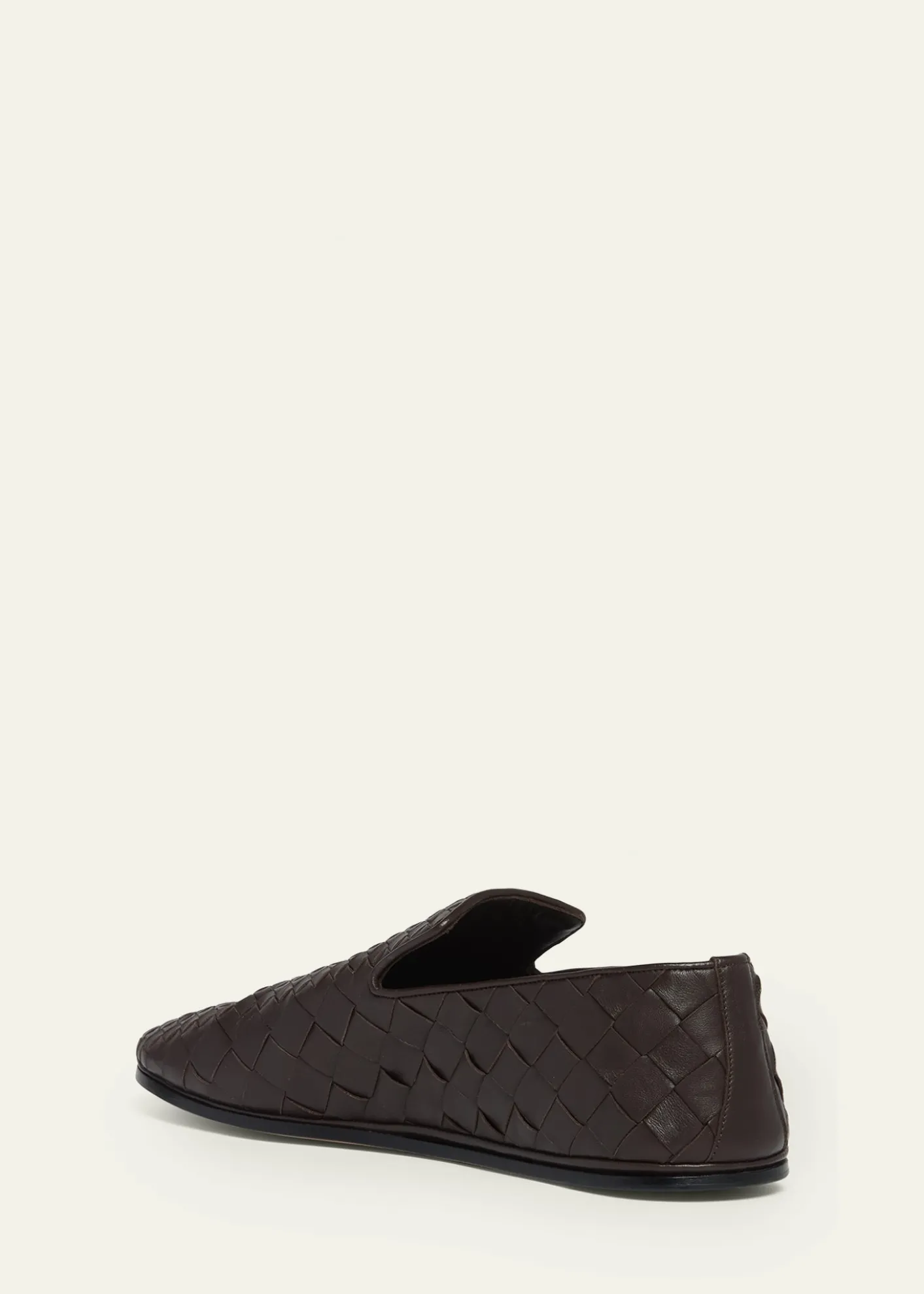 Bottega VenetaMen's Sunday Intrecciato Degrade Leather Slippers