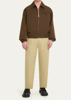 Bottega VenetaMen's Wool Blouson Jacket