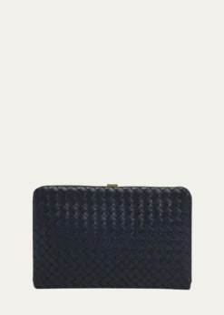 Bottega VenetaMezzanotte Leather Clutch Bag