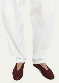 Bottega VenetaMicro Woven Nappa Leather Ballerina Flats