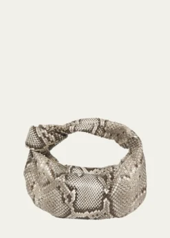 Bottega VenetaMini Jodie Python Top-Handle Bag