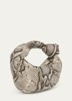 Bottega VenetaMini Jodie Python Top-Handle Bag