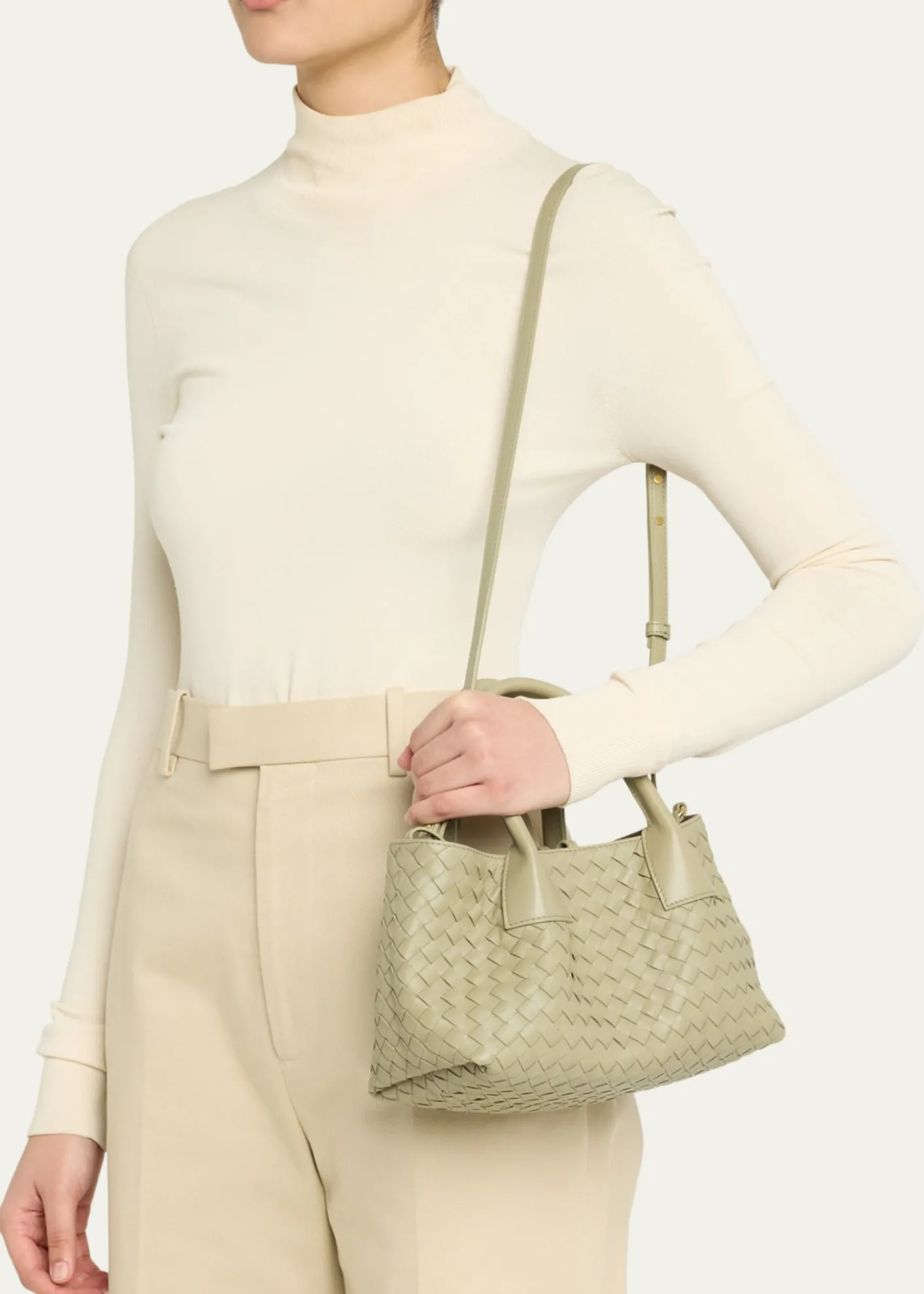 Bottega VenetaMini Leather Tote Bag
