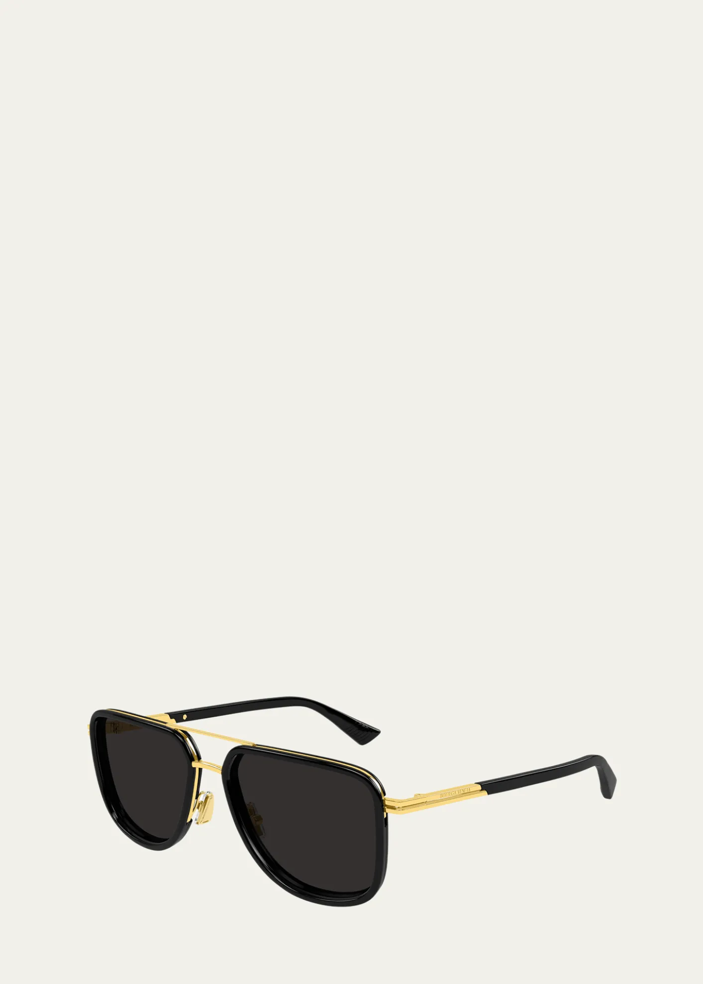 Bottega Veneta56mm Acetate & Metal Aviator Sunglasses